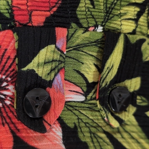 Vintage Erika 90's Floral Button Down Maxi Dress Sze Petite Large - Picture 5 of 6